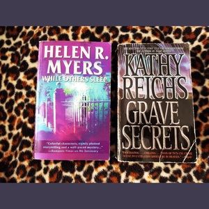 Bundle 2 Paperback Mystery Suspense Novels Books